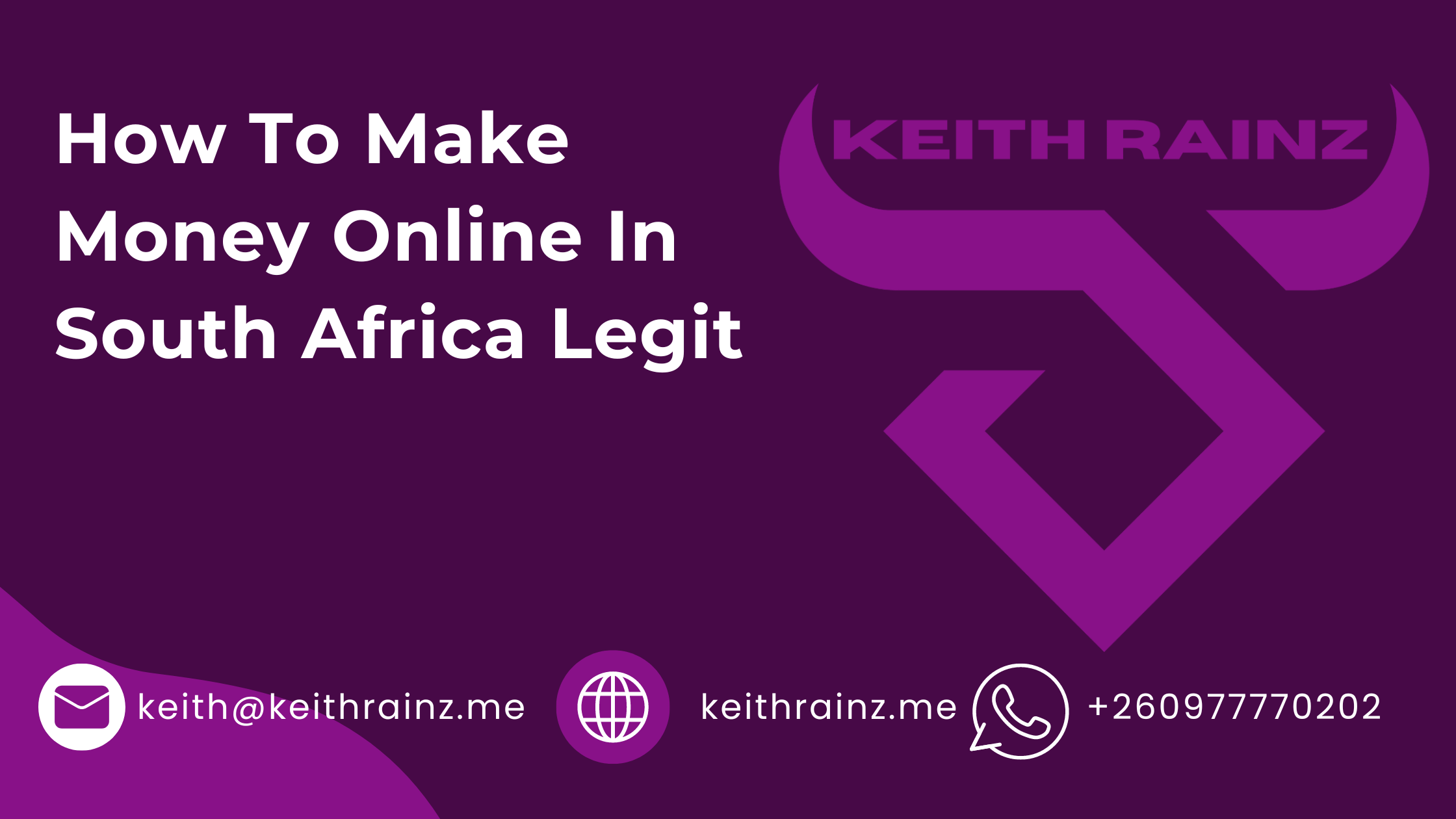 How To Make Money Online In South Africa Legit