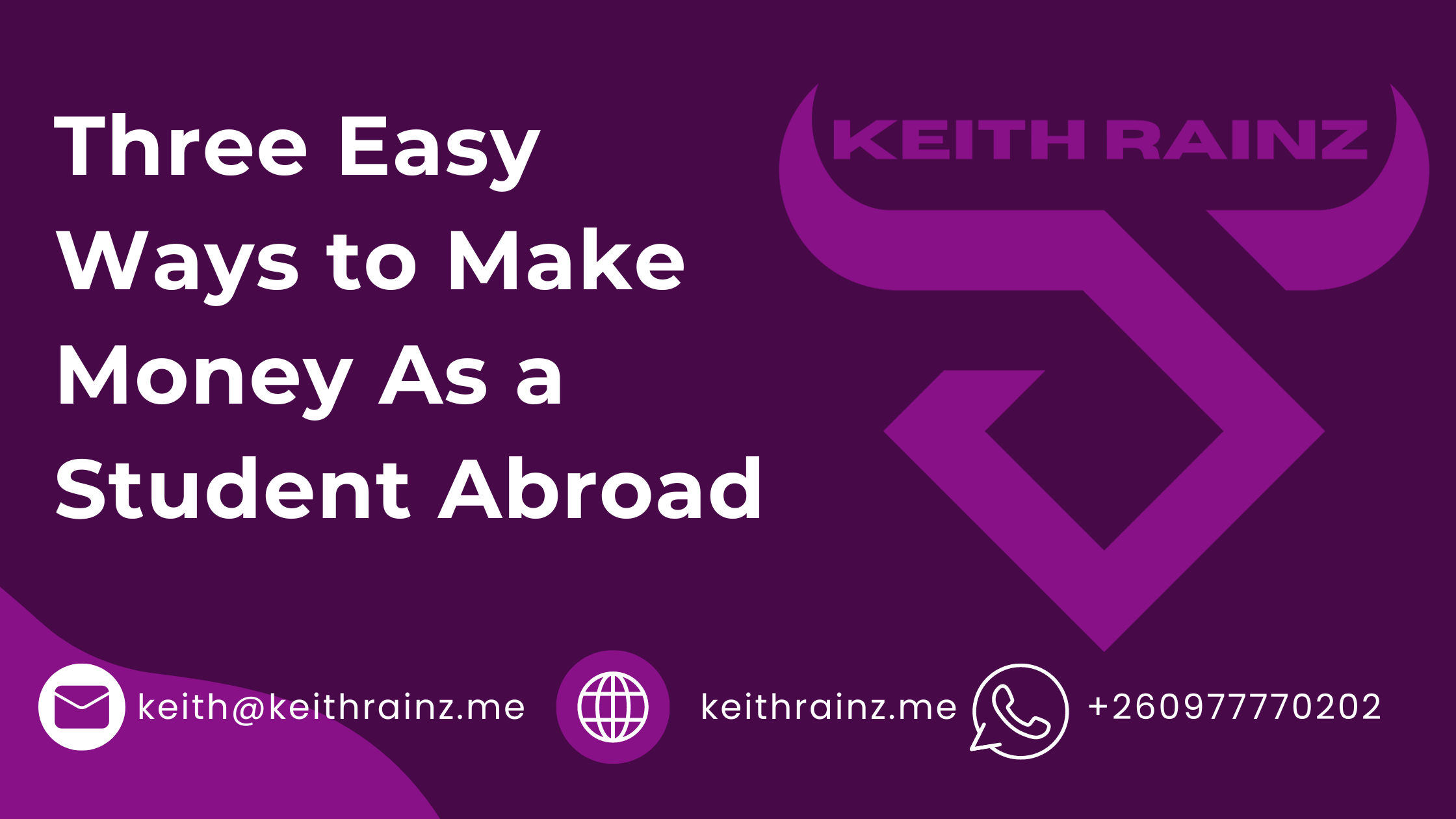 Three Easy Ways to Make Money As a Student Abroad