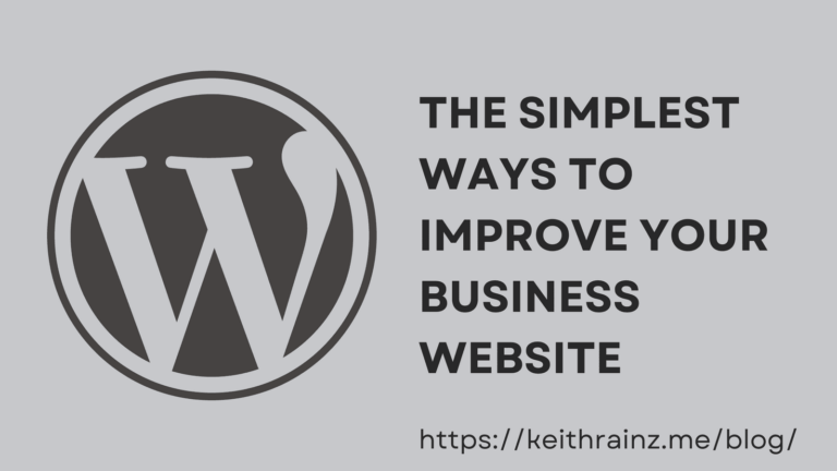 The Simplest Ways To Improve Your Business Website